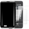 Shantime Custodia e Protettore schermo per Dexcom One+ - Nero | 2.7 Custodia antiurto con set combo da 2 vetri temperati per sicurezza completa del dispositivo