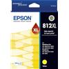 Epson C13T05E492 - Cartuccia d'inchiostro ad alta capacità per XP-5100 WF-2860, confezione singola, 812XL, colore: Giallo