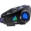 OBEST Cuffia per casco da moto con fotocamera 1080P, auricolare Bluetooth per moto con vivavoce wireless, qualità del suono HD, auricolare bluetooth impermeabile IPX6 per equitazione, sci, arrampicata