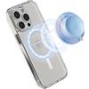 PROfezzion Ventosa Porta Telefono -Supporto Cellulare Magnetico con Ventose | Uso a Mani Libere per Selfie,Video,Specchio,Bagno,Palestra e Altro Ancora,per MagSafe Caso,iPhone 18-12 Serie e Altri modelli