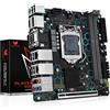 SHANGZHAOYUAN Scheda madre H97 Strong LGA 1150 per processore Intel Core i7/i5/i3/E3 di quarta generazione (Mini ITX, DDR3, PCIe 3.0, NVME M.2, SATA 6Gb/s, VGA/DVI/HDMI, WiFi M.2, Dual LAN)