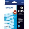 Epson Cartuccia d'inchiostro ciano 812XL