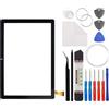 E-yiiviil Pannello frontale in vetro touch digitizer (senza display LCD) compatibile con Ziovo Z138 Kids Tablet TP Touch 10,1 pollici con strumenti