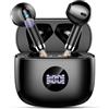 zakotu 2026 Cuffie Bluetooth Auricolari Bluetooth 5.4, Cuffie in Ear 60 Ore di Riproduzione, Cuffie Wireless con 4 ENC Cancellazione Rumore Mic, Cuffie Senza Filo HiFi Stereo IP7 Impermeabili per iOS/Android