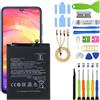 H&LYCYJ Batteria per Redmi Note 7/Note 7 Pro BN4A | 4000mAh Portare kit di strumenti，Sostituire la batteria，Polimero al litio，per modelli:M1901F7G M1901F7H M1901F7I