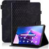 Vkooer Custodia per Lenovo Tab M10 3a Generazione 10.1 (TB328FU / TB328XU) Cover Folio in Pelle con Funzione Sleep/Wake Automatica Smart Shell Adatta per Lenovo M10 3a Gen 2022, Nero