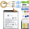 H&LYCYJ Batteria per Samsung S22 Ultra EB-BS908ABY | 5000mAh Portare kit di strumenti，Sostituire la batteria，Polimero al litio，per modelli:S908B S908B/DS S908U S908U1 S908W S908N
