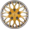 AUTO-STYLE AutoStyle KT-970-14S/G Set Copricerchio Missouri 14 Gold + Cerchio col. Argento, 4 pezzi