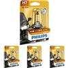 Philips H7 Vision +30% lampadina fari auto, Pacco da 4