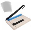 LANZLC Taglierina per carta, con 5 cartelle, taglierina a leva A4/B5/A5/B6/B7, strumento per scrapbooking, bilancia precisa per ufficio, casa o scuola