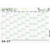 Dzhzal Calendario da parete 2026-2027, formato A1 piegato (59,5 x 84,1 cm), 12 mesi: luglio 2026 - giugno 2027, planner da parete con festività tedesche, grande planner annuale, moderno per famiglia, ufficio