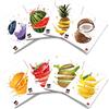 Pigna, Maxi Quaderno Fruits, f.to A4 21x29,7 cm., pagine 80 + risguardo, carta 80 g/m², interno 0Q, quadretto 5 mm. con margine, Copertine Assortite, 10 pezzi.