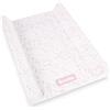 SENSILLO - Materassino fasciatoio lavabile, copri fasciatoio - Igienico, sicuro e versatile - Materassino fasciatoio facile da pulire - 49x70x9,5 cm, Foglia rosa
