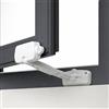 Your Day Mate Chiusure sicurezza bambini per finestre, 2 pezzi, Bianco, adesivi speciale, con apertura all'interno o all'esterno, per telai in UPVC, legno, metallo larghi almeno 40 mm, Blocchi ferma finestre