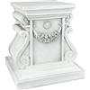 Design Toscano Statuario Classico Piedistallo da Giardino Base per Rialzo, poliresina, Pietra Antica, Media 30,5 cm