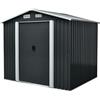 Linea Garden Friend C1351005, Casetta in acciaio Big Store Antracite H. 206 P. 174 L. 236 cm