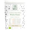 Valley of Tea Petali di Fiordaliso Bianchi Essiccati - Decorazione Floreale Edule | boccioli candidi raccolti a mano perfetti per guarnire torte matrimoni e piatti dal tocco raffinato
