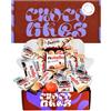 CHOCO LIKES Regalo di Cioccolato, Confezione Regalo di Cioccolatini, Regalo Originale per Compleanni, Bambini e Coppie: Kinder Bueno, Hippo, Kinder Joy, Nutella B-Ready, Biscotti.