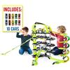 M MOLTO | Super parcheggio per bambini a 5 livelli con accessori + 15 auto, 24 posti auto, parcheggio per auto giocattolo, pista per auto giocattolo, giocattoli per bambini + 3 anni, auto da garage