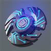 AYUNJIE Metallo Fidget Mano Spinner Giocattolo per Stress Ansia Sollievo, Luminoso Dito Spinner Sensoriale Scrivania Giocattolo per Bambino Adulto, Dita Giroscopio Gadget Giocattolo (B,Blu)
