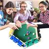 MZSX Shut the Box - Gioco da tavolo in legno con dadi, 1-6 giocatori, sviluppo matematico, giocattolo educativo Montessori