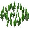 Vegena 50 Pezzi Alberi Modello 3-16 cm Misto modello alberi in miniatura Treno Albero Alberi Ferroviari Scenario Albero di Diorama Alberi di Architettura Modellini per Fai da Te Paesaggio, Verde Naturale
