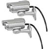 ibasenice 2pezzi Mini Fotocamera Per Casa Delle Bambole Accessori Decorazione in Miniatura Oggetti Per Case Delle Bambole Compatibili Interni Ed Esterni