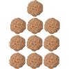HOMSFOU 10 Polpette di Manzo Finte in PVC, Decorazione Cibo Realistico | Accessorio Fotografico per Display, Mini Dimensioni, Facile da Pulire, Aspetto Vivace