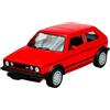 Welly Volkwagen Golf I GTI Red 3 porte 1974-1983 ca 1/43 1/36-1/46 Model Car