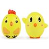 Anboor 2 Pz Squishy Pulcino Uovo di Pasqua, Palle Antistress a Lenta Risalita per Forniture di Caccia alle Uova, Riempitivi per Cestini di Pasqua, Giocattoli a Pressione per il Sollievo dallo Stress