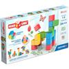 GEOMAG Blocchi Magnetici 24Pz 4 Colori, Costruzioni Magnetiche Bambini 1-5 | Magicube RE Creative, Cubi in Plastica Riciclata, Giochi Montessori STEM Educativi, Idee Regalo Natale Compleanno