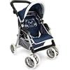 Teorema Giocattoli Passeggino per Bambole Leggero e Pieghevole, Carrozzina per Bambole con Cappotta Regolabile, Cesto Portaoggetti, Struttura in Metallo, Passeggino Giocattolo Bambina Manovrabile, Blu