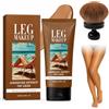 ZVORBH Base trucco per gambe waterproof con pennello, correttore a lunga durata e resistente al sudore (n. 3).