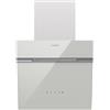 Klarstein Alina - Cappa da Cucina, 570 m³/ora, Classe A, Cappa con LED, 3 Livelli di Potenza, 54 dB, Ricircolo & Scarico, Touch Control, 39,8x114x37,6 cm, Bianca