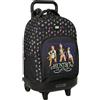 Safta K-POP DEMON HUNTERS SOUND - Zaino grande con ruote, compatto, rimovibile, di diverse età, 33 x 22 x 45 cm