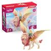 Schleich BAYALA | Fata su leone alato 70714 | 25 x 8 x 19 cm | dai 5 anni | figure fantastiche ricche di dettagli | piccolo regalo per bambine e bambini | belle figure da collezione | gioco da 5 anni
