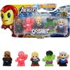 Giochi Preziosi Ooshies Marvel - Confezione da 5 accessori per matite da supereroi per bambini, divertenti accessori per la scuola e pensierini per compleanni e inizio a scuola a partire dai 5 anni