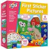 Galt Toys, First Sticker Pictures, Reusable Sticker Activity Kit, Ages 3 Years Plus
