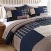 LZJX Copriletto Patchwork Trapuntato Copriletti Matrimoniale In Cotone Lavabile Bedspread 230X250Cm Con 2 Federe 50X70Cm Cool Trapunta Sottile In Estate,A