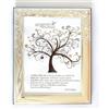Argenti Annunziata CORNICE PORTAFOTO ARGENTO PVD DA TAVOLO cm 30x24 L'ALBERO DELLA VITA FOTO cm 24x18 -> TUA IN 48h
