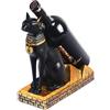 Fantasee Portabottiglie da vino in resina di alta qualità, regalo per cucina, casa, decorazione della stanza (resina - Bastet)