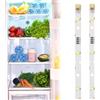 Duluok 2Pezzi Strisce Luminose a LED per Frigorifero RONGSHENG/HISENSE, Illuminazione a LED per Frigorifero Compatibile con E349766 MDDZ-162A 1629348 DC12V 2W Kenwood KIFF5017 KIFF5020 KIFF7017 KIFF7020