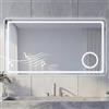 NeoArt Specchio Bagno con Luce LED Bluetooth Antiappannamento 100x60cm