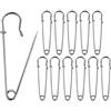 REBECASKYENS Spille grandi per alimenti, 20spilla, aghi extra grandi per kilt, spille da balia, coperta, maglieria, artigianato