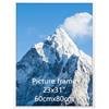 Giftgarden Cornice 60x80,Cornice Bianca in Alluminio,1 Pezzo | Per incorniciare Foto, Poster e Puzzle, Solo Montaggio a Parete