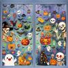 Wothfav Adesivi Per Finestre di Halloween, Adesivi Elettrostatici Autoadesivi, Motivi Carini e Spaventosi, Adatti Per Lavoretti dei Bambini, Feste in Case Infestate, Decorazioni Per Halloween