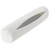 Generico Federa Cuscino Cervicale Traspirante con Cerniera Nascosta, Copri Cuscino Cilindrico 40x15 18x60 20x60 20x80, for Camera da Letto e Soggiorno(Bianco,60x15cm)
