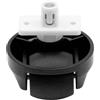 GisWell 1 pezzo di ricambio per robot aspirapolvere Silent Wheel ruota anteriore, ruota per robot aspirapolvere Roborock S65/S55 Max/S65 Pure/S45 Max/S70/S75/S7/T7S/G10/G20/S8 Pro Ultra (nero)