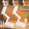 Aicharynic 2 lampade da scrivania a LED, pieghevoli, da tavolo, senza fili, dimmerabili, da scrivania, con 3 modalità di luce, ricaricabili USB, per camera da letto, lettura, apprendimento