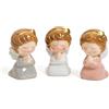 Vimin Box Set 3 Angioletti in Ceramica Colorati | Decorazioni Casa Natalizie | Soprammobili da Collezione ! Statuine Angeli 6 x 4,5 x h 8,5 cm - Idee Regalo